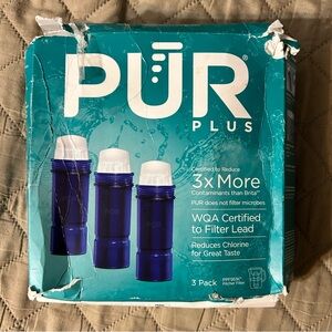 3-pack of PUR Plus pitcher water filters